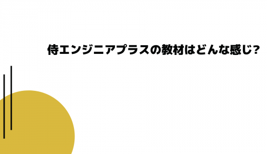 【無料体験あり】侍テラコヤの教材はどんな感じ？Java・Python・VBAは学べる？